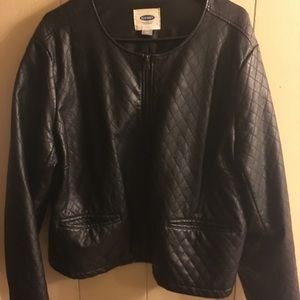 Black moto jacket